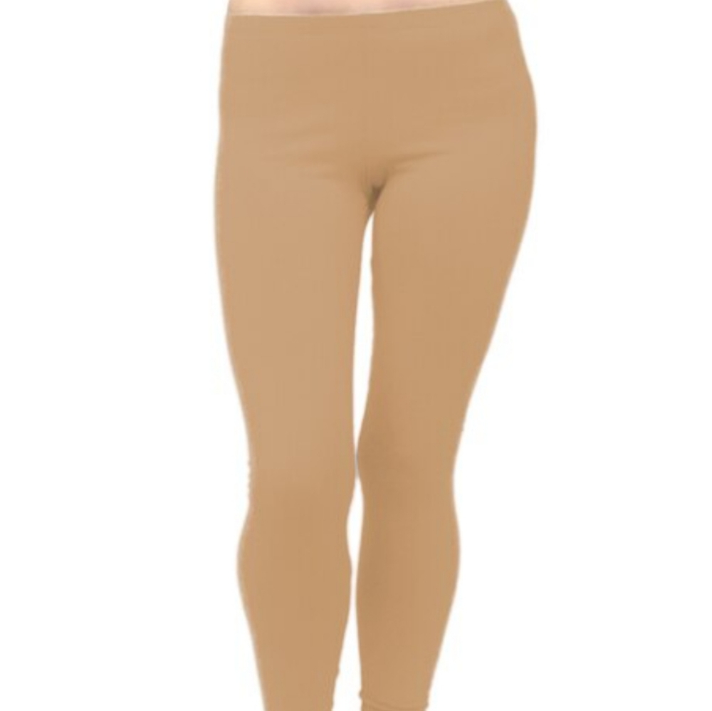 Beige leggings